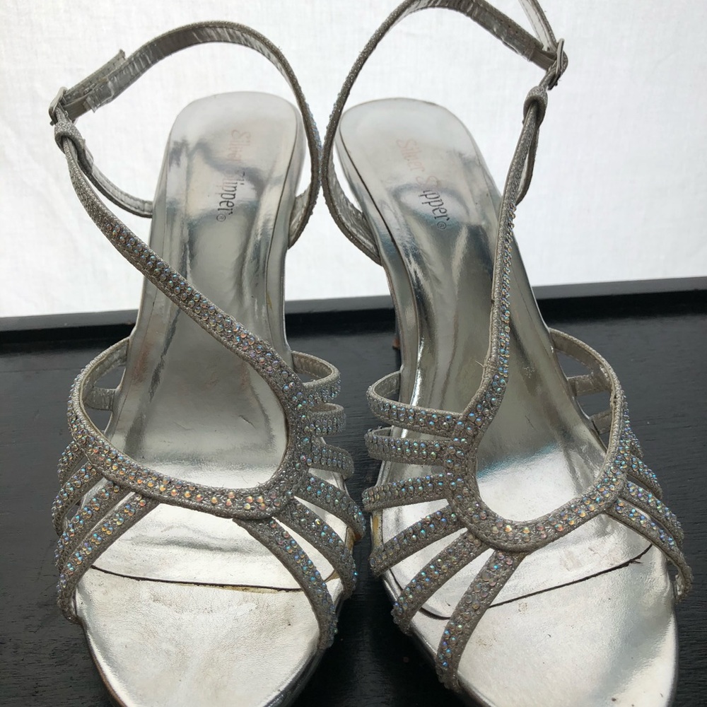 Silver heels